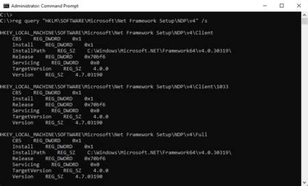 Check installed .NET versions on Windows, Linux, and macOS.
